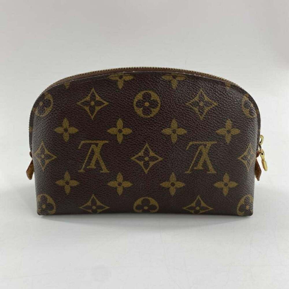 LOUIS VUITTON Authentic Brown Monogram Pochette Mini Bag - Picture 2 of 10